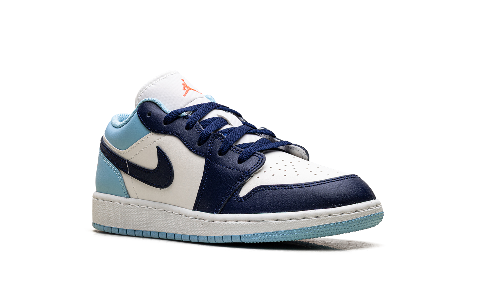 Air Jordan 1 Low GS "Sail Blue Chill" 553560 149