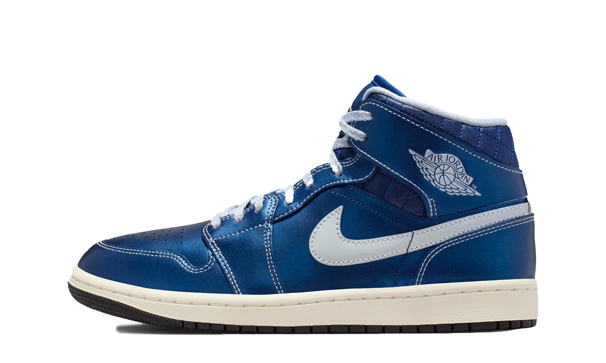 Air Jordan 1 Mid Wmns "Metallic Blue" IM5128 001