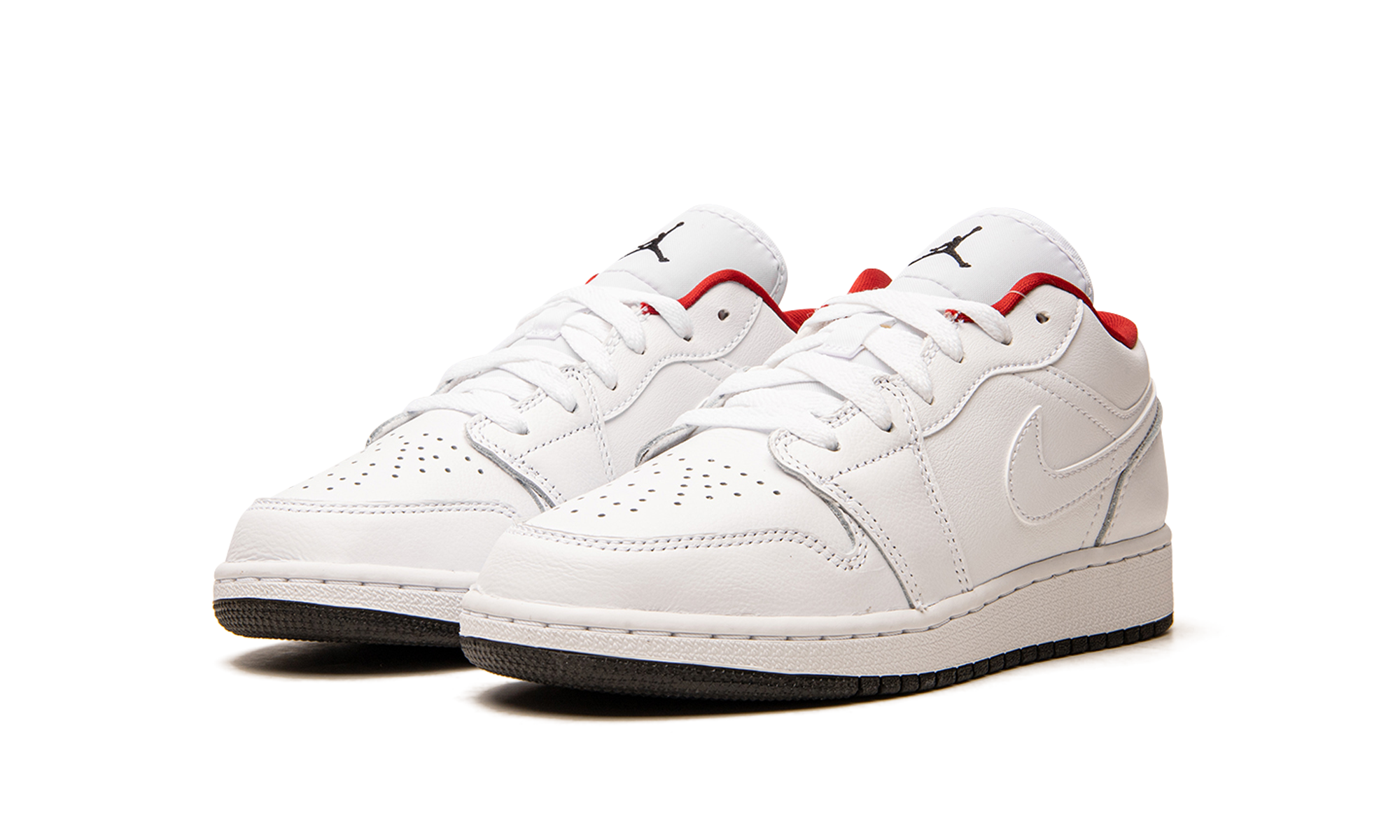 Air Jordan 1 Low GS "White / Red" 553560 164