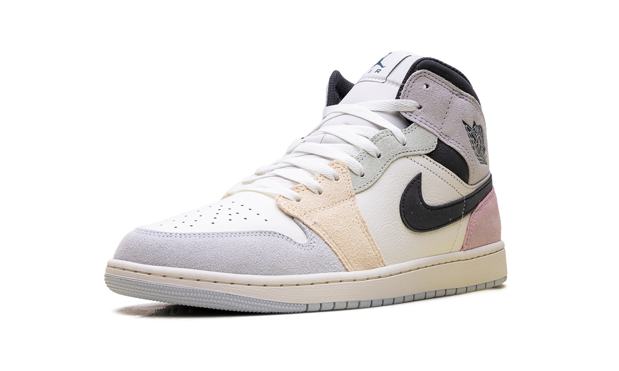 Air Jordan 1 Mid "Sail / Anthracite-Jade Aura-Iced Jade" IB7110 100