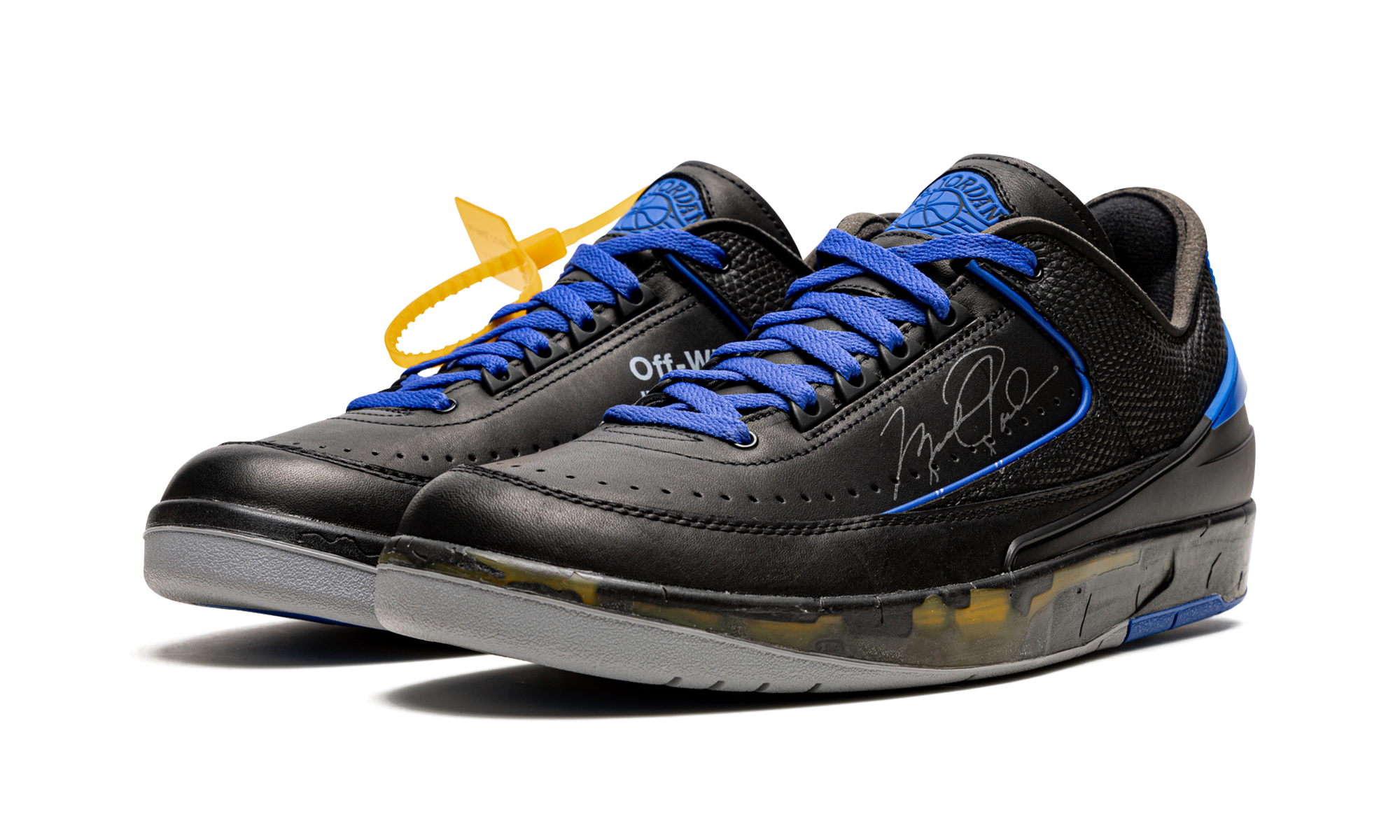 Air Jordan 2 Low OG SP "Off-White - Black/Blue" DJ4375 004