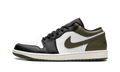 Air Jordan 1 Low "Black Toe Medium Olive" 553558 092