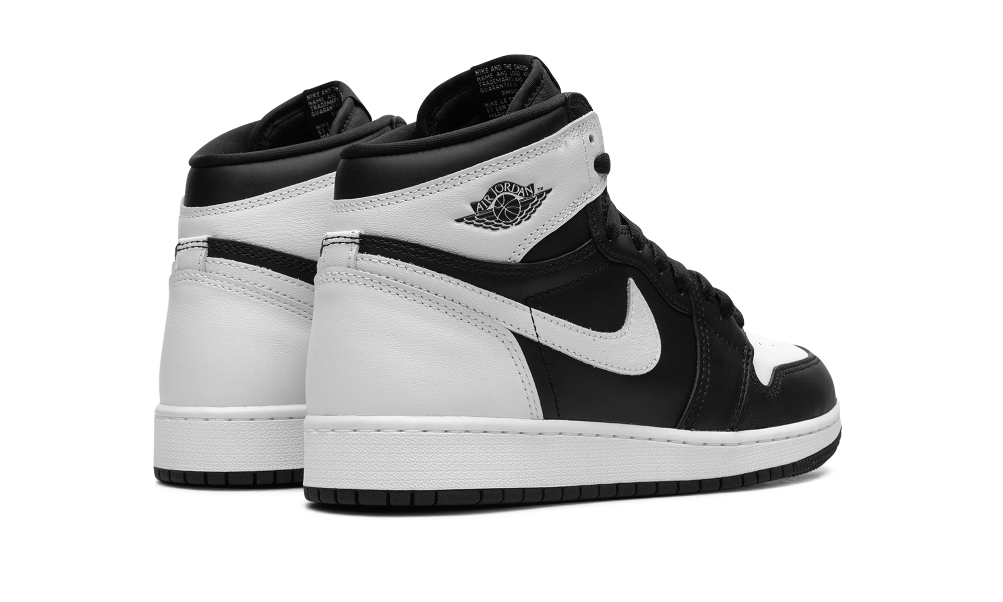 Air Jordan 1 Retro High OG GS "BLACK/WHITE/WHITE" FD1437 010