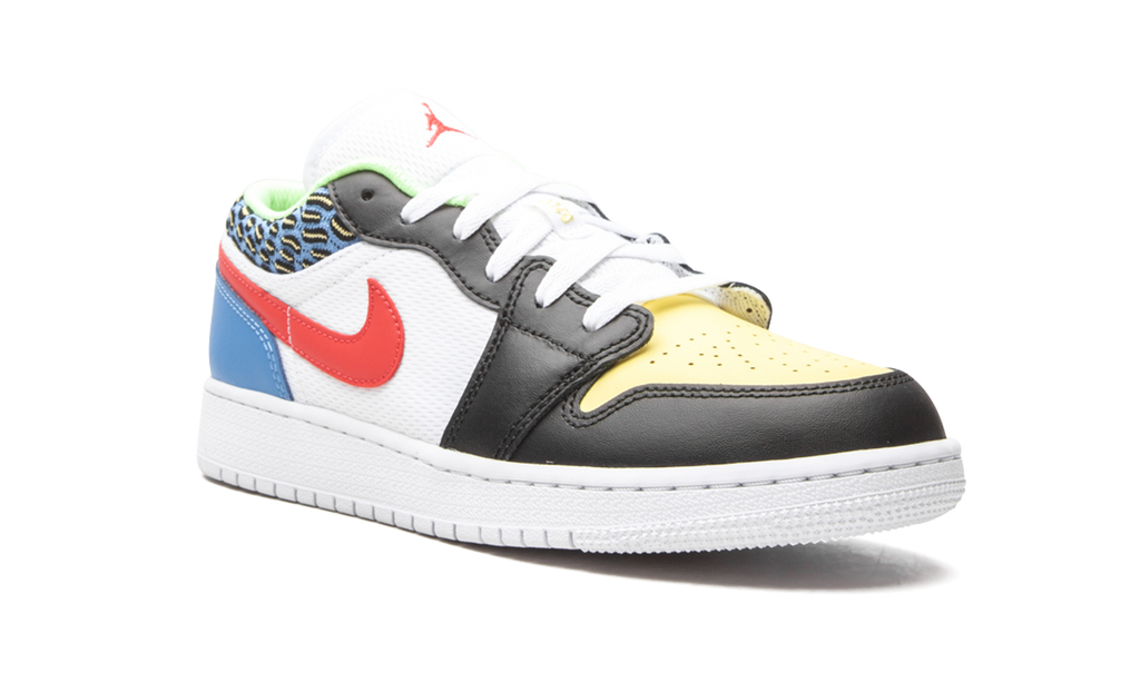 Air Jordan 1 Low GS "White Mesh / Multicolor" DH5927 006