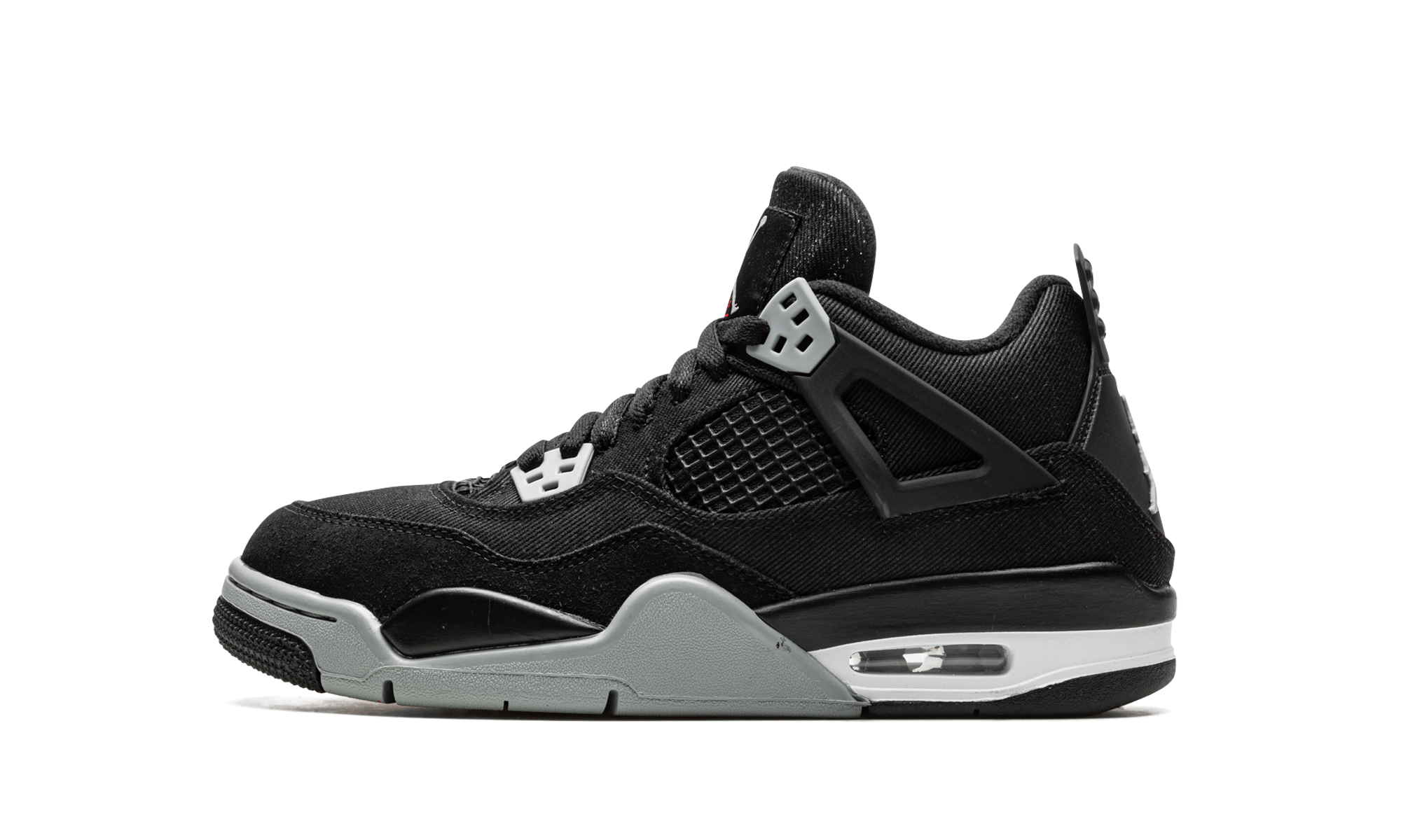 Air Jordan 4 GS "Black Canvas" DV0553 006